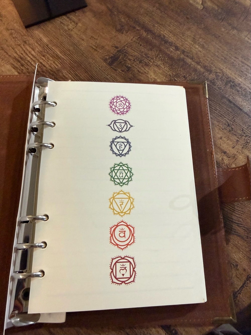 Chakra Leather Journal | Meditation, Manifestation & Mindfulness Notebook - Picture 4 of 12